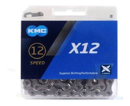 Corrente Kmc X12 Silver P/ Sram Eagle 126 Links 12v 265g