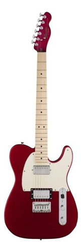 Guitarra eléctrica Squier by Fender Contemporary Telecaster HH de álamo dark metallic red brillante con diapasón de arce