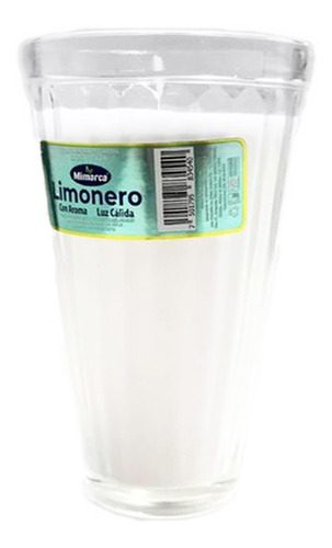 Caja Veladora Vaso Limonero Aroma Mimarca