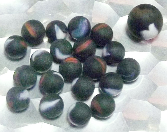 Cuentas de vidrio Mix crepé perlas 8 mm limoneno verde 70 trozo