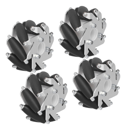 Robot Rc Inteligente De Aluminio Con Rueda Omnidireccional D