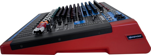 Mesa De Som 10 Canais Soundvoice Ms-10.4 Safira Plus