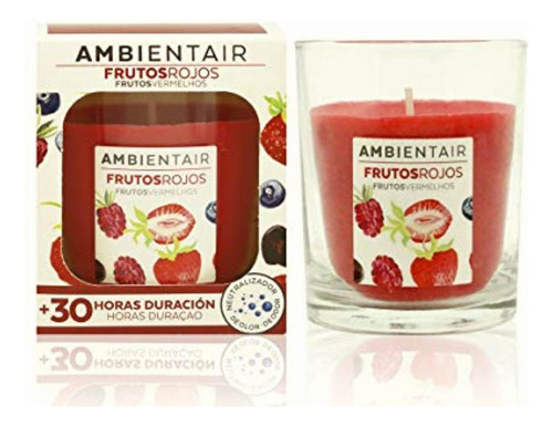 Ambientair Vv001rraa Vela Aromática 30hrs Aroma A Frutos