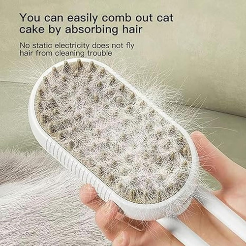 Cepillo De Limpieza Para Masaje Con Vapor Para Mascotas