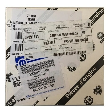 Imagem 3 de 5 de Modulo Central Airbag Palio Siena Strada Original 51920996 C