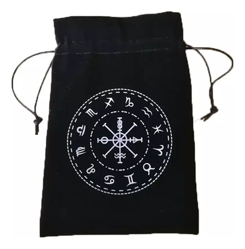 Bolsa De Terciopelo Para Mazo De Tarot  13 X 18 Cm