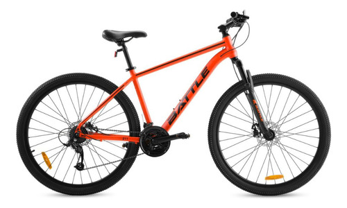 Bicicleta Mountain Bike Battle R29 21v Mtb Aluminio Color Naranja Talle M