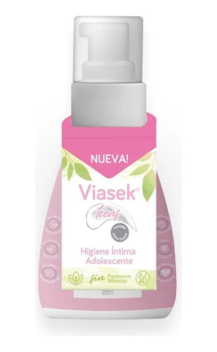 Espuma Viasek Teens Espuma Íntima Adolescentes 250ml