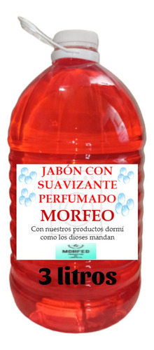 Jabón Para Lavarropas Líquido Con Suavizante Perfumado 3 Lit