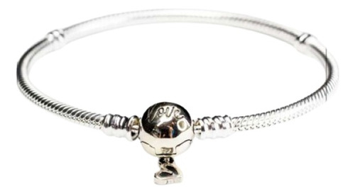 Pulsera De Lujo Love Plata Esterlina 925 Calidad Premium 