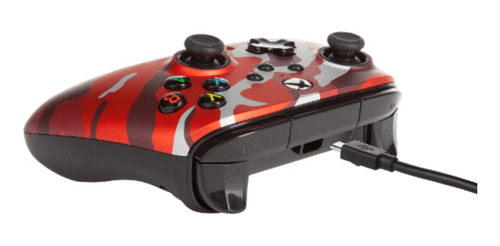 Joystick Acco Powera E. Wired For Xbox X|s Metallic Red Camo
