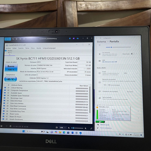 Dell Precision 7540 Workstation Intel I9 9na 512 Ssd 32 Ram Plateado (Usado)