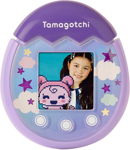 Imagen 3 de 3 de Tamagotchi Pix Mascota Virtual Sky (purpura)