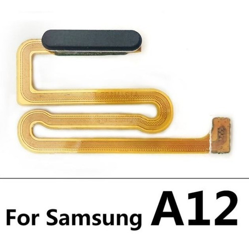 Flex Sensor Huella Samsung A12 Color Negro