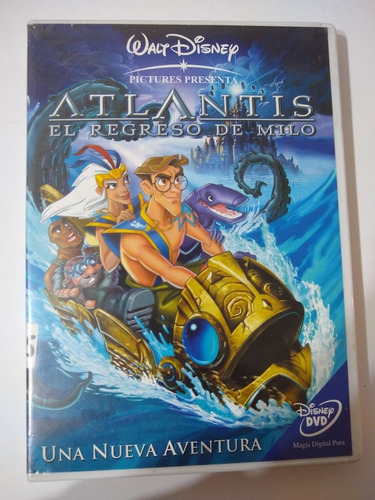 Dvd - Atlantis El Regreso De Milo - Original