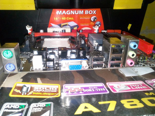 Tarjeta Madre Biostar A780l3c Amd Am3+athlon Ii160u+memoria