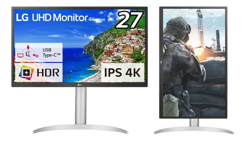 Monitor LG 27 4k Uhd 3840x2160 Ips Usb-c Hdr Fsync 300nits 