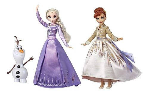 Frozen Disney Set Muñecas Elsa Anna & Olaf Juguete Niñas