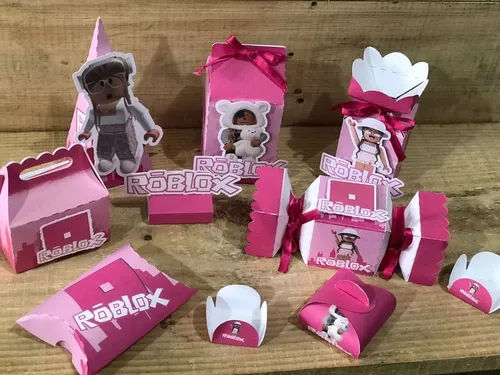 Kit Festa Menina Roblox Decoração Lembrancinha Infantil