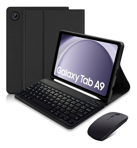 40 Kit Capa Imã Teclado Abnt2 Mouse Para Galaxy Tab A9 8.7