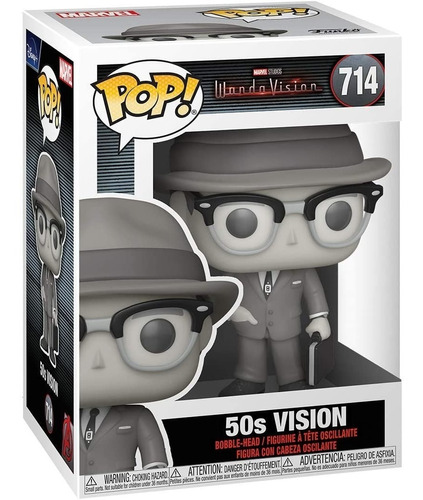 Funko Pop Wandavision Vision B&w 