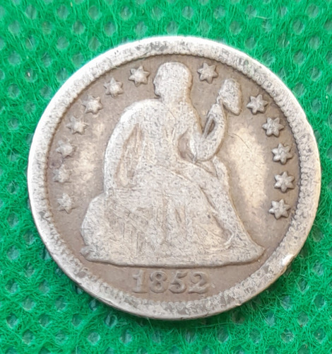 Moneda De One Dime (10 Centavos En Plata) Año 1852, Eeuu 