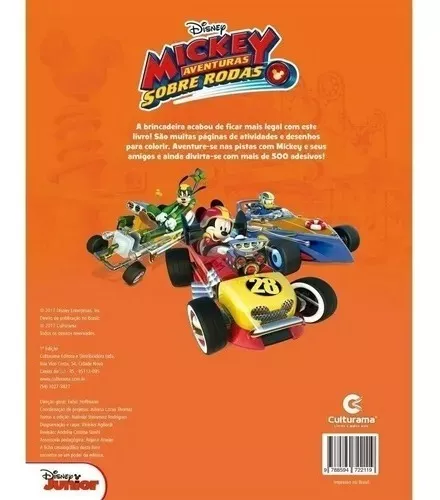 Disney Colorindo com Adesivos Mickey Mouse