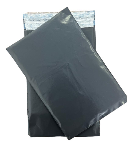 Envelope Plástico C/ Bolha 12x18 500 Uni Reciclado Cinza