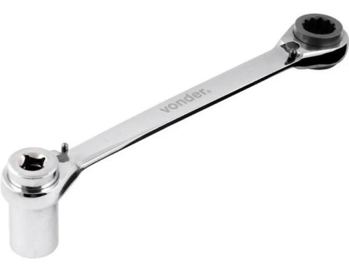 Imagem 2 de 4 de Chave Estrela Com Soquete Universal 8 A 19mm Vonder