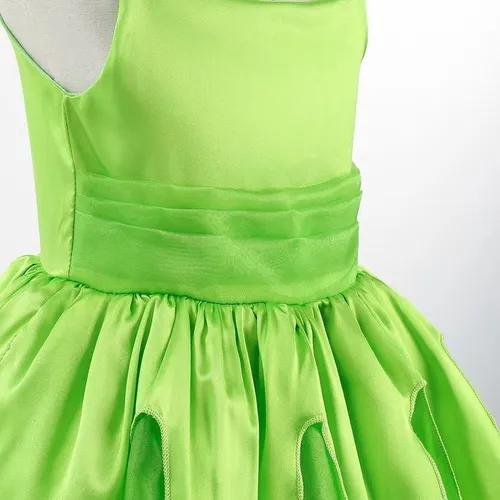 1pcs Vestido Princesa Tinker Bell Para Niña Cosplay Vestido