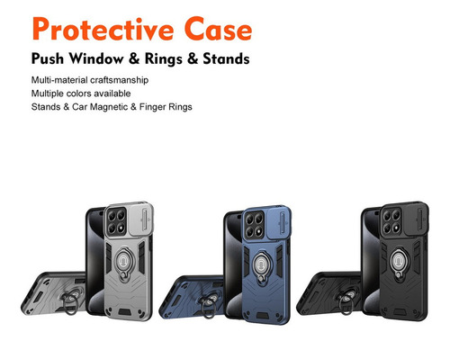 Yc Funda Para Xiaomi 14t Pro Proteger La Lente+mica