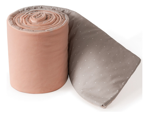 Protector De Barandal Para Cuna O Cama Cuna Corral Rosa Vianney 2 Vistas