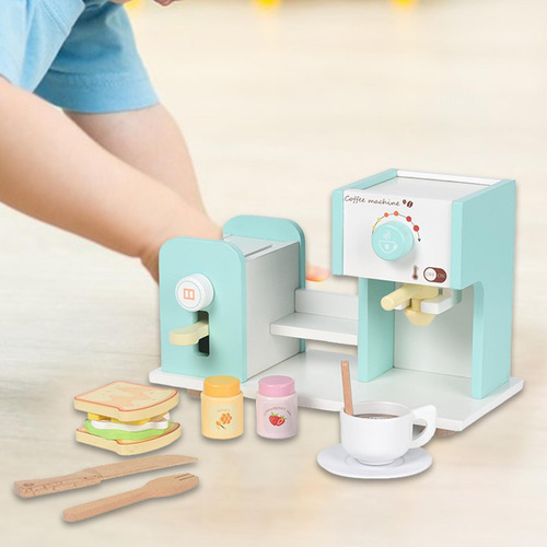 Cafetero De Madera Toy Fetend Play El Electrodoméstico