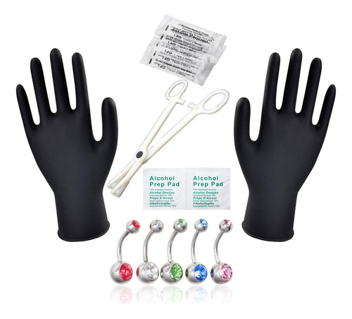 Piercingj Kit Para Piercing 20&nbsp;g 16&nbsp;g 14&nbsp;g (o