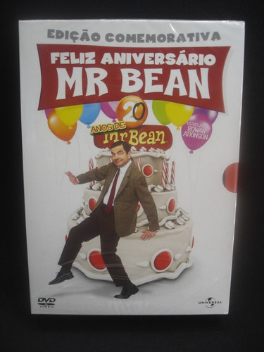 Box Dvd Mr. Bean Edição Aniversario - 5 Discos Original Novo