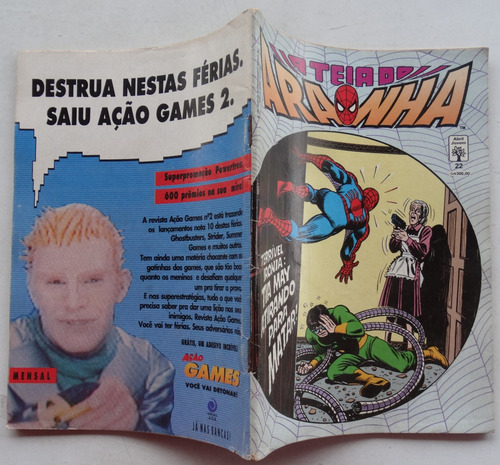 A Teia Do Aranha Nº 22 Editora Abril Jul 1991 (Usado)