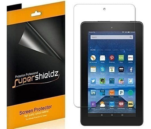 Protector De Pantalla Para Tablet Fire Supershieldz 3-pack