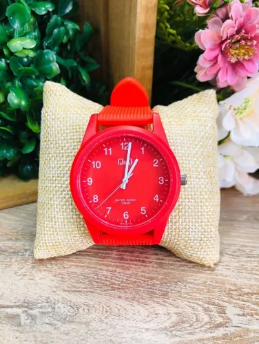 Reloj q&q rojo hotsell