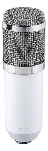 Microfone Zeepin BM-800 Condensador Cardioide cor branco