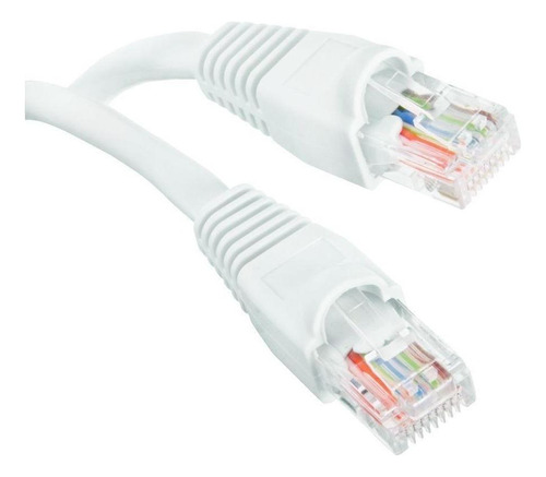 Cable Red Utp Cat 6 Lan 10 Mt Conector Funda Sellado Fabrica