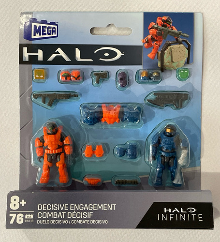 Halo Mega Construx Duelo Combate Decisivo 76pz Modelo Hkt16 (Usado)