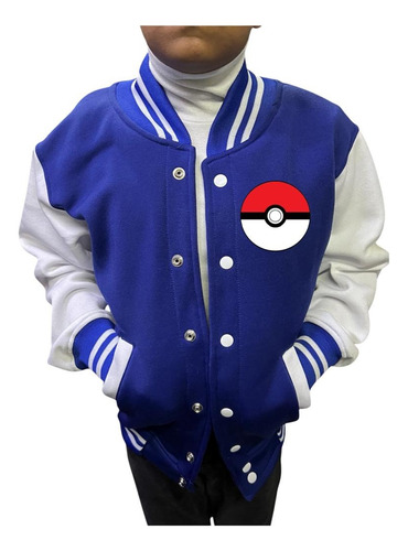 Sudadera Bomber Infantil Unisex De Pikachu