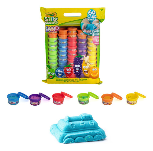 Crayola Sand Silly Scents - Paquete De Fiesta | 60 Tinas De