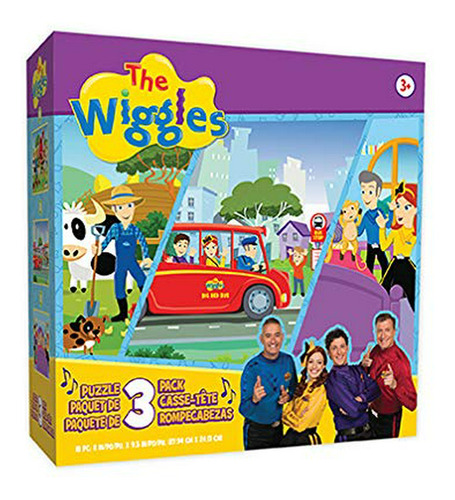 Rompecabeza - Wiggles 3 Pack Kids Puzzles (1x18pc, 1x 18pc, 