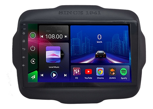 Stereo Android 13 Pantalla 9¨ Jeep Renegade 4+64