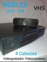 Comprar Videograbador Noblex Vcr 708 ( 4 Cabezas )  Probada Funciona Gris Oscuro