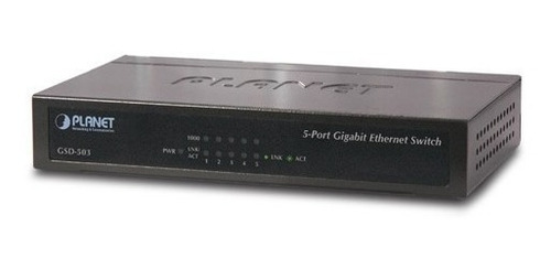 Imagen 1 de 1 de Gsd-503 5-port 10/100/1000mbps Gigabit Ethernet Switch