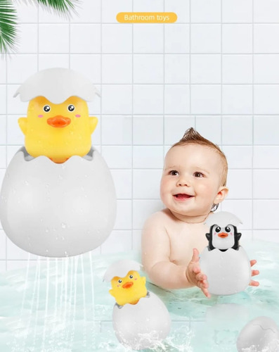 Juguetes De Baño Para Bebés Y Niños Animal En Huevito