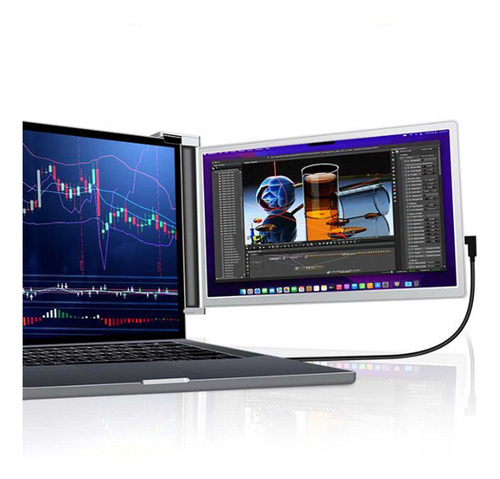 Extensor Pantalla Portatil Yiuhhad Monitor 14  Fhd 1080p Usb