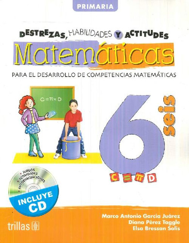 Libro Matemáticas Destrezas, Habilidades Y  Actitudes Primar